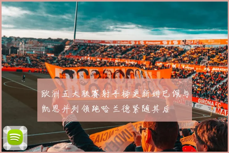 欧洲五大联赛射手榜更新姆巴佩与凯恩并列领跑哈兰德紧随其后